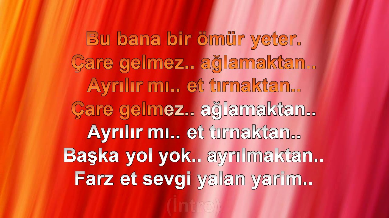 SEN ALDIRMA KARAOKE  İBRAHİM ERKAL