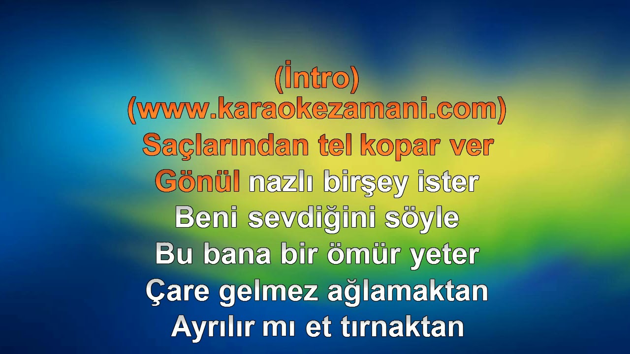 SEN ALDIRMA KARAOKE BİLAL SON SES&REYMEN