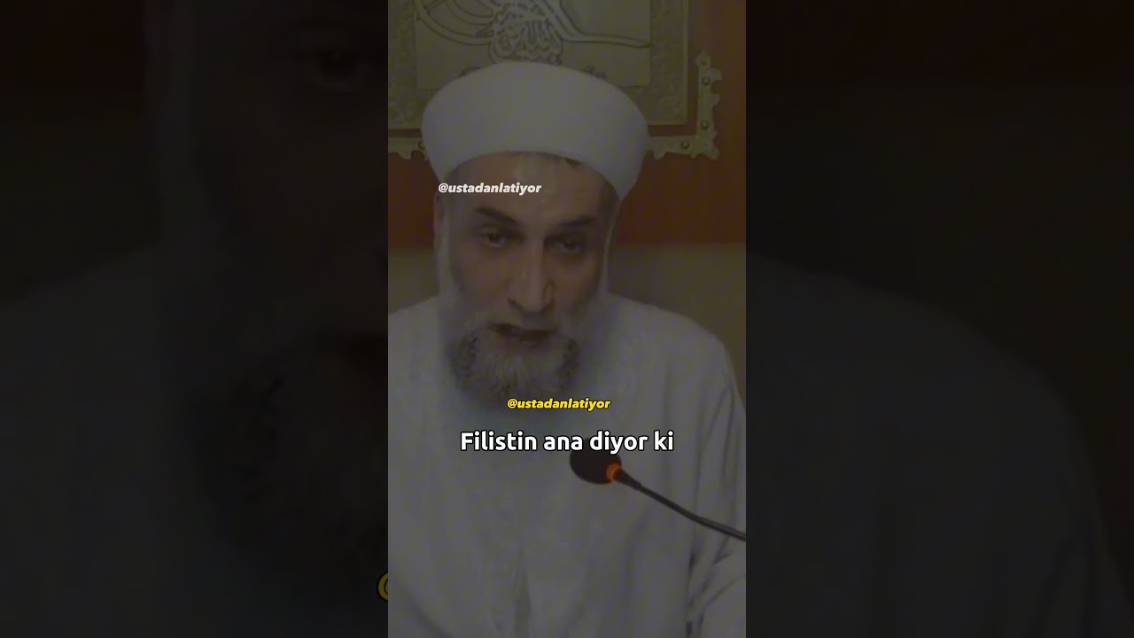 Sen bacağı kopmuş Filistinli babayı anlayamassın - Ahmet Doğan hoca