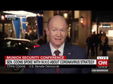 Sen. Coons joins CNN International's Lynda Kinkade February 15, 2020