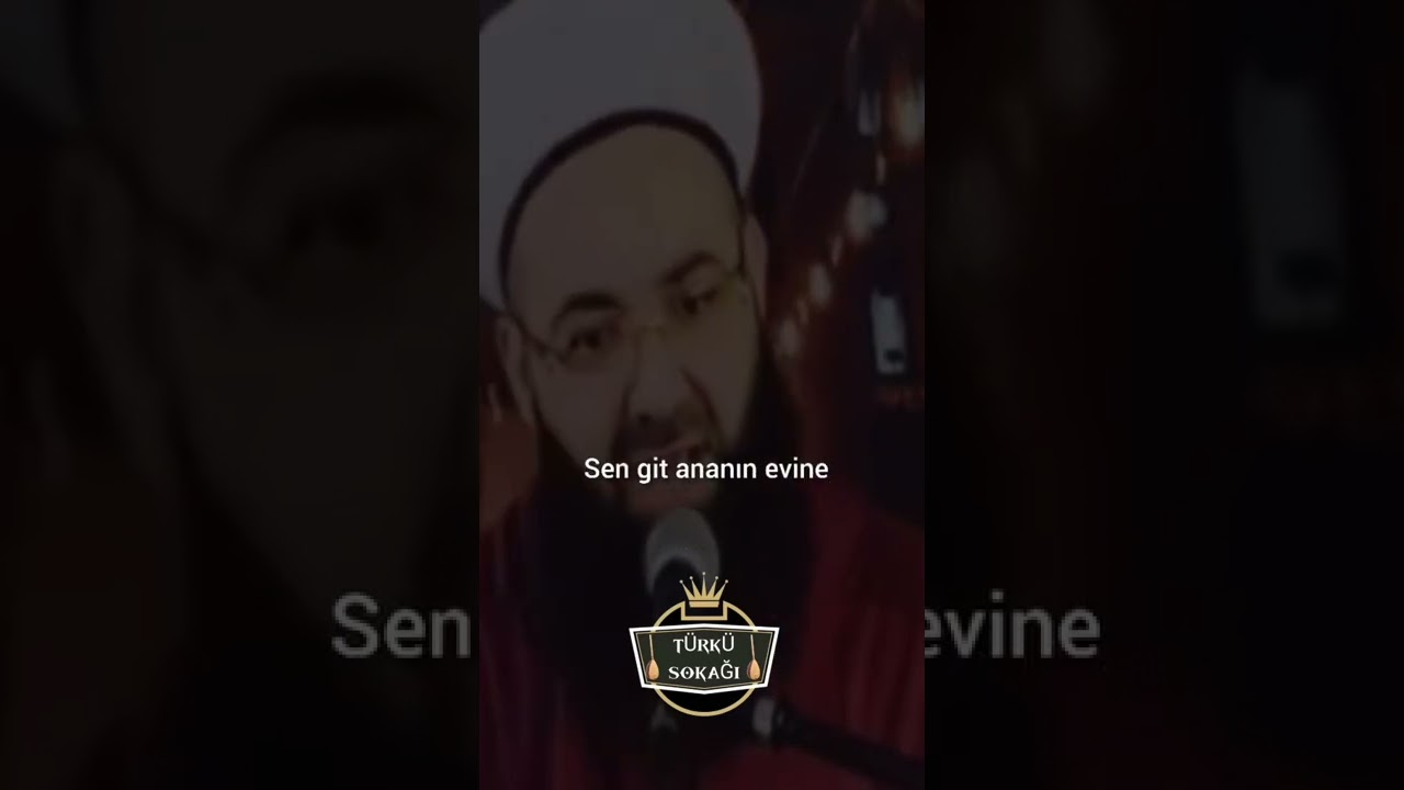 Sen git ananın evine....