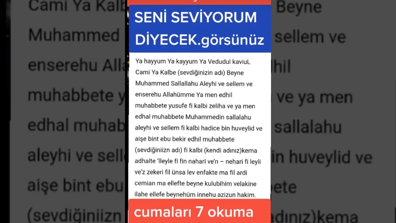 SENİ SEVİYORUM DİYE HAYKIRACAK