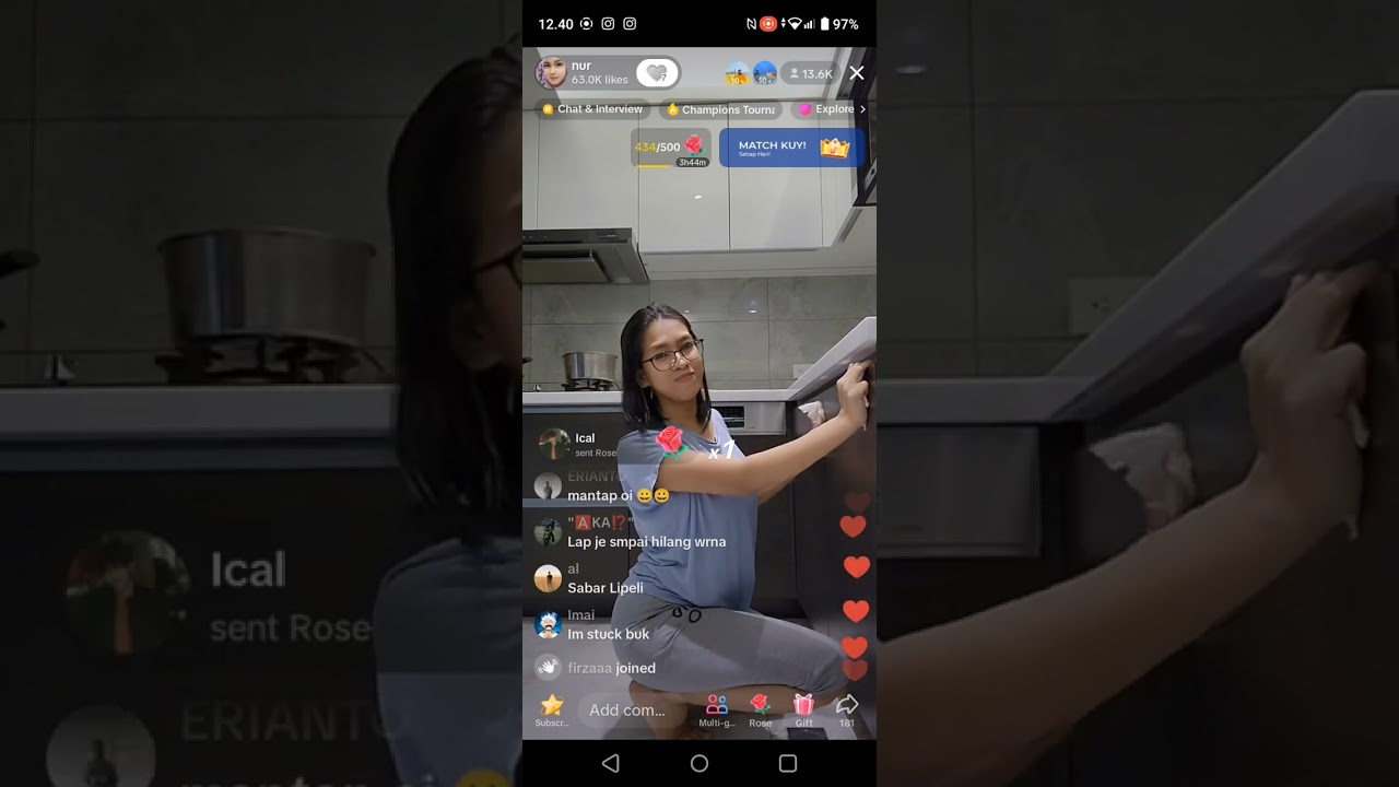 SENAM SEHAT LANGSING Live di dapur idola bikin penonton traveling part 1