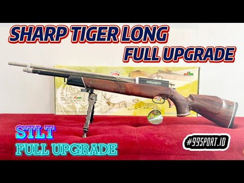 SENAPAN ANGIN SHARP TIGER LONG KAYU UKIR FULL UPGRADE