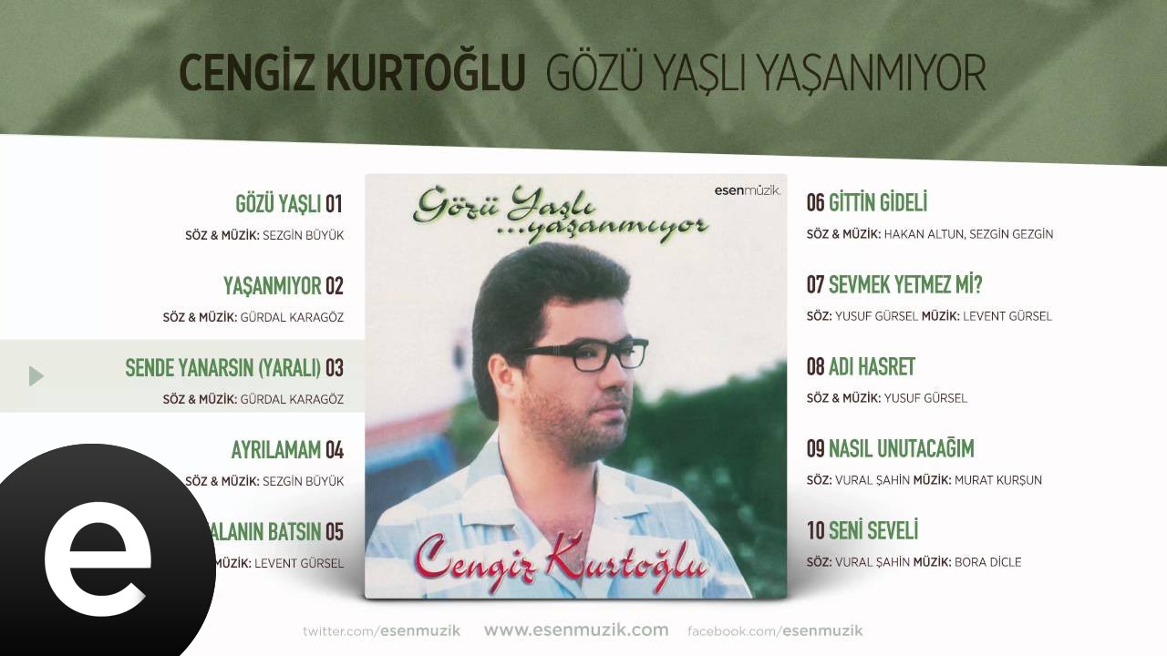 Sende Yanarsın / Yaralı (Cengiz Kurtoğlu) Official Audio #sendeyanarsın #yaralı #cengizkurtoğlu