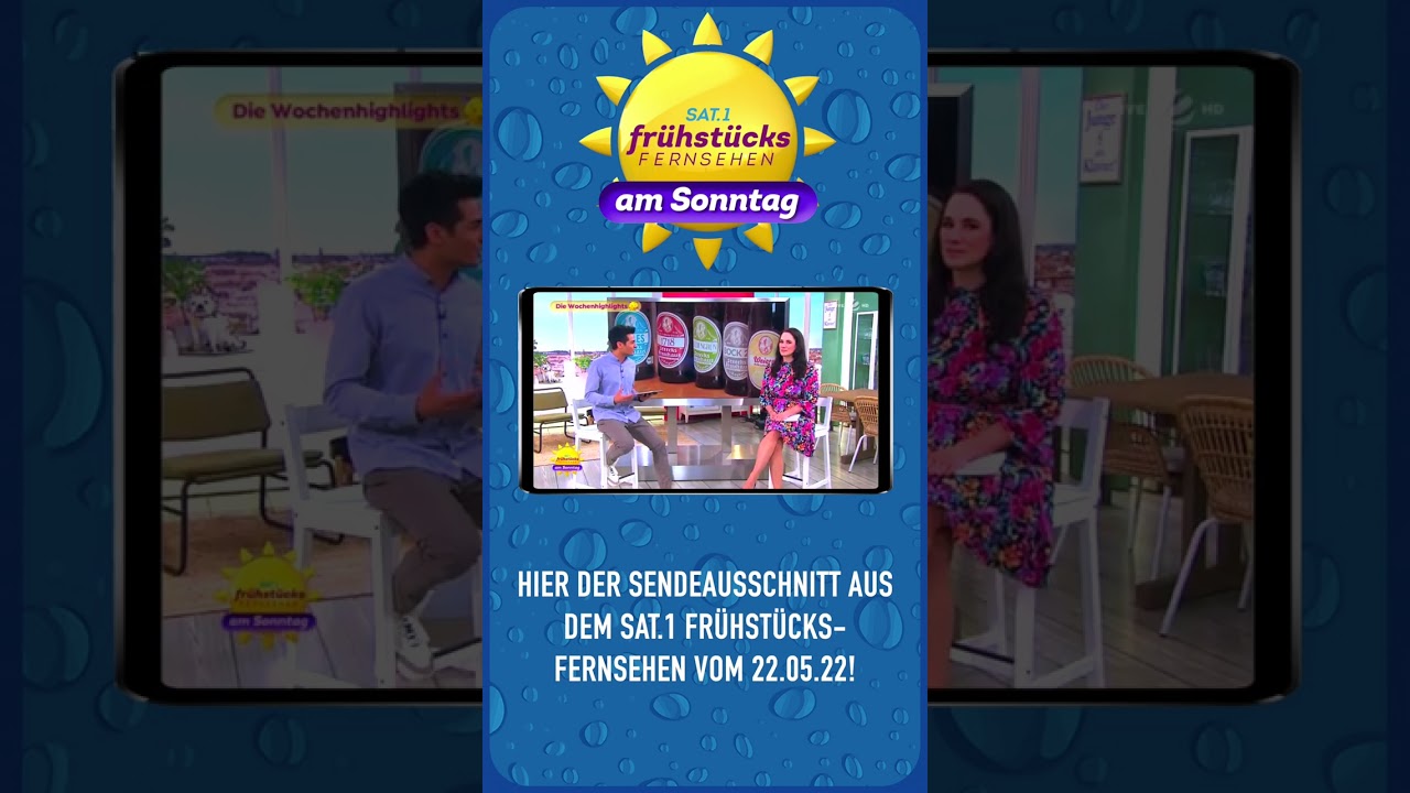Sendeausschnitt aus dem Sat.1 Frühstücks-Fernsehen