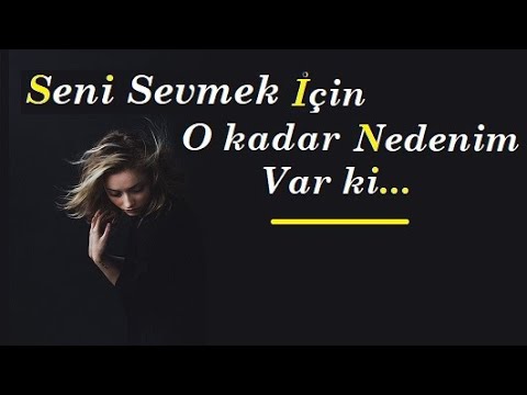 Seni Sevmek İçin O Kadar Nedenim Var Ki (ŞİİR) Yaman Karaca