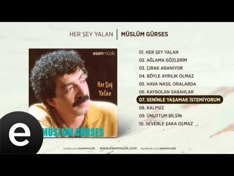 Seninle Yaşamak İstemiyorum (Müslüm Gürses) Official Audio #seninleyaşamakistemiyorum #müslümgürses