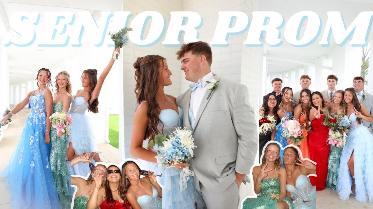 SENIOR PROM VLOG 2025 | prom wknd *rented a limo, queen + king, & post-prom *