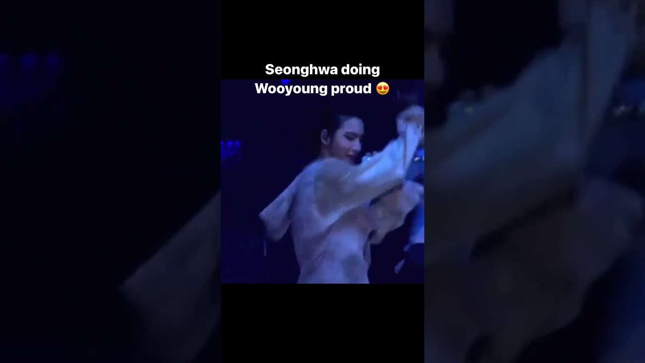 Seonghwa taking over Wooyoung's body body watda gatda part in Crazy Form 🔥 #ATEEZ #Seonghwa #shorts