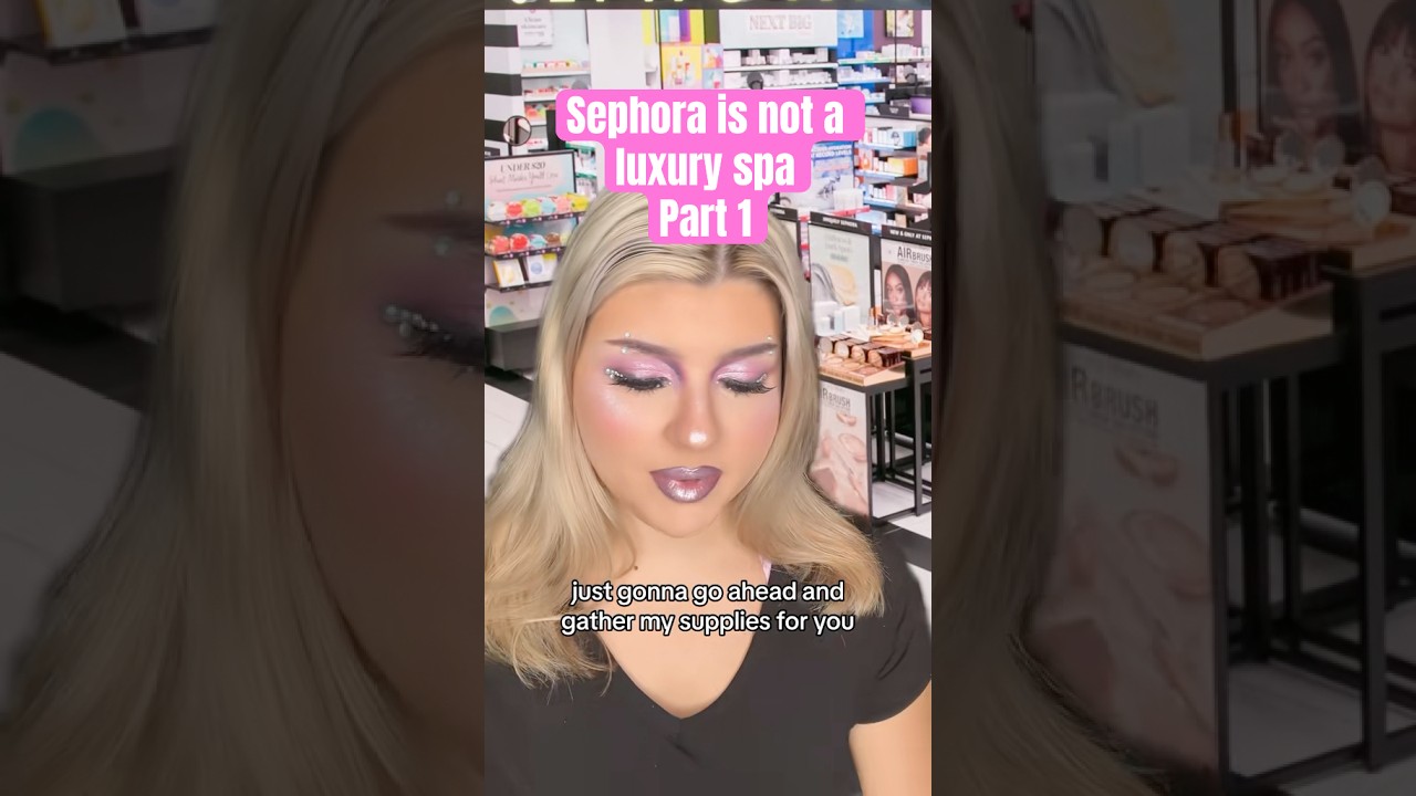 Sephora is not a luxury spa Part 2 #sephora #retail #makeup #makeupartist #pov #skit #mua #karen#fyp