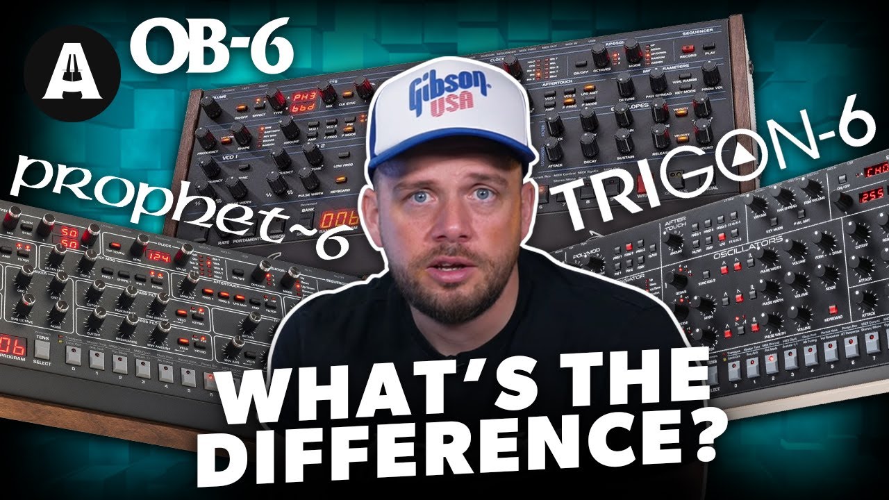 Sequential Prophet-6 vs OB-6 vs Trigon-6 - What's the Difference?