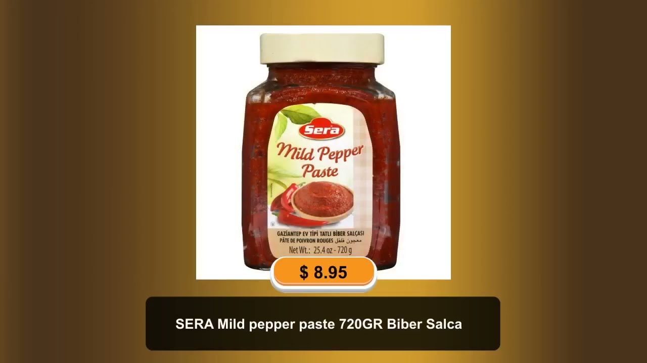 SERA Mild pepper paste 720GR Biber Salca