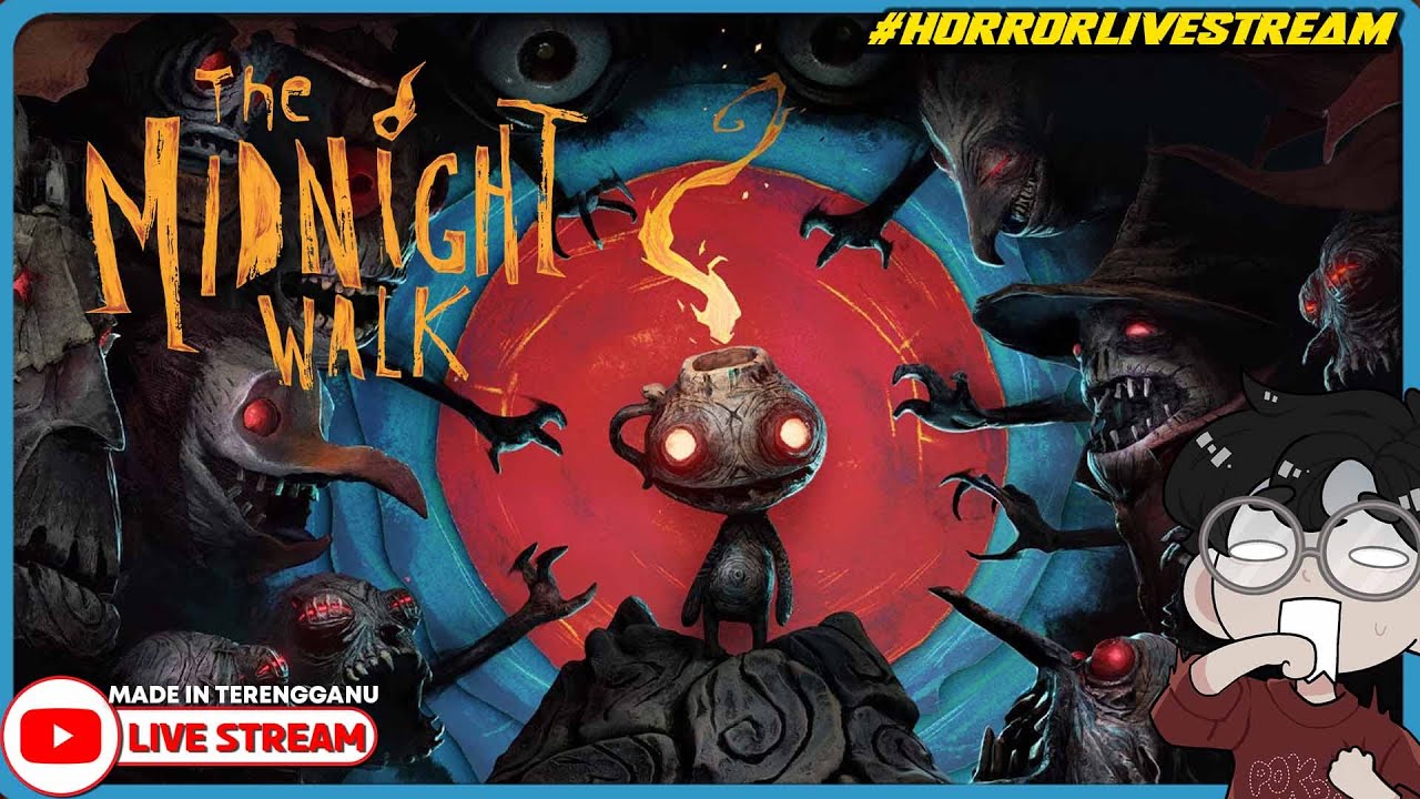 *SERAM!!* MENGEMBARA BERSAMA POTBOY ||🔴 The Midnight Walk #1 (Malaysia)  #HorrorLivestream
