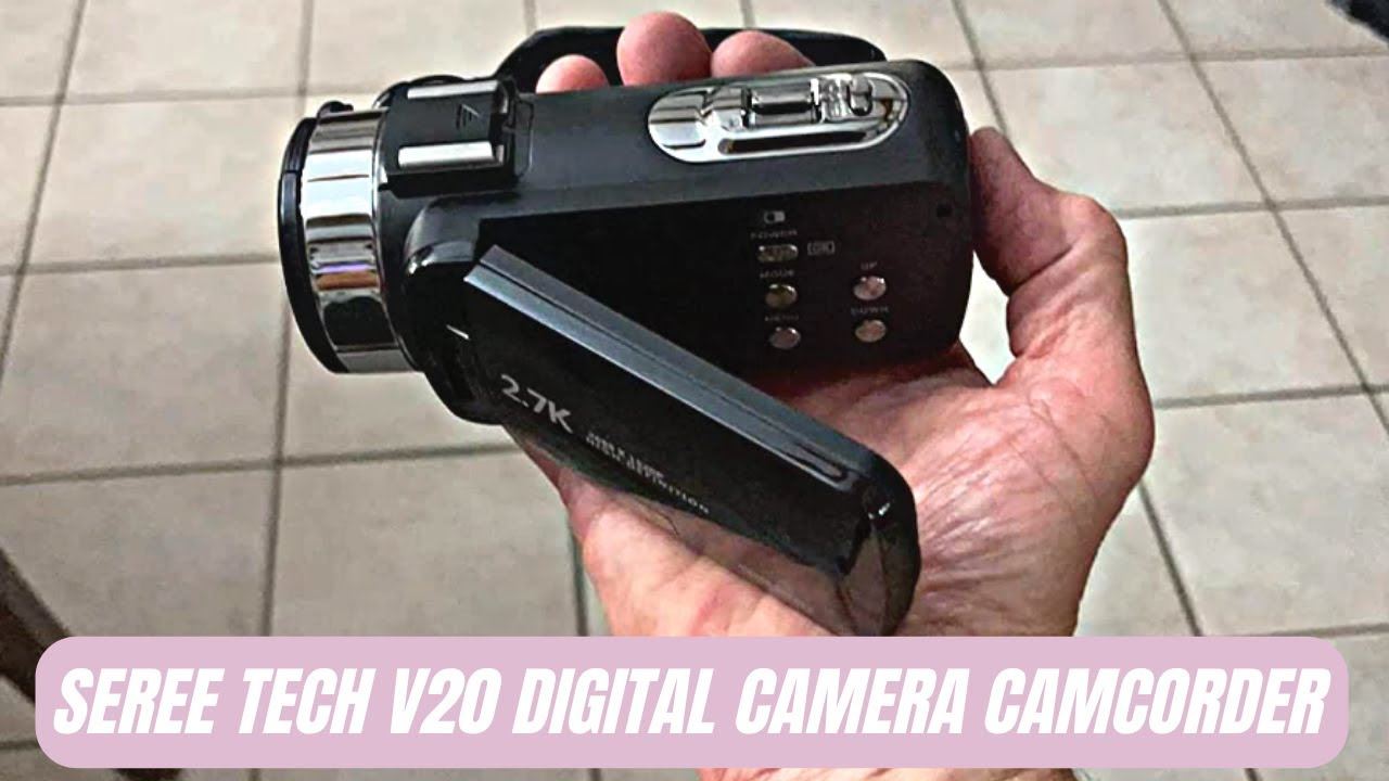 SEREE TECH V20 2.7K 30 FPS 42MP 18X Digital Camera Camcorder Review & User Manual