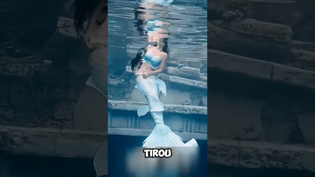 sereia no mercado chinês tira o vestido #fatos #shorts