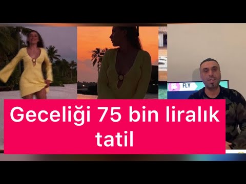 Serenay Sarıkaya Maldivler’de geceliği 75 bin liralık otelde kiminle tatilde!