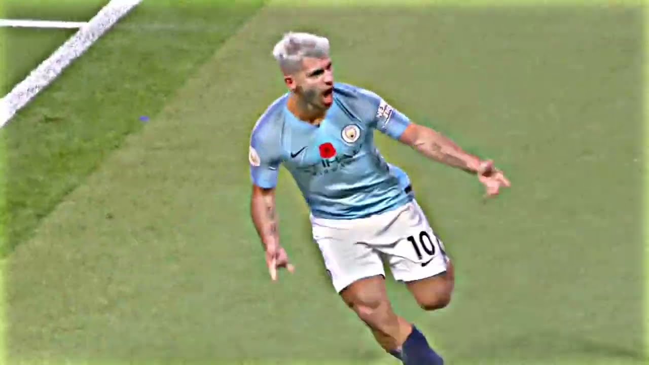 Sergio Agüero 4k Free Clip | Clip For Edit | Celebration.