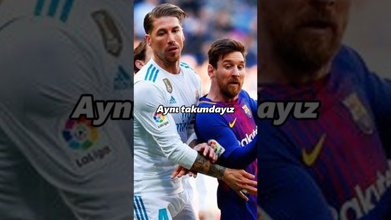 Sergio Ramos'un Messi'ye tekmesiyle verdiği güven #shorts #futbol #sergioramos