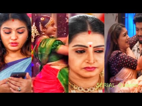 Serial actress Hot Navel show Sujitha❌ Shabana shajahan ❌ Akshaya kandamuthan