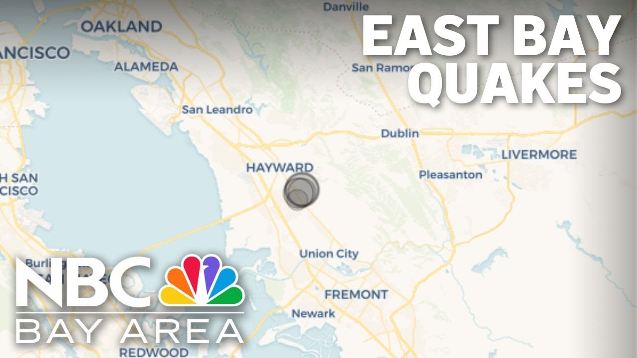 Series of earthquakes strike the East Bay
