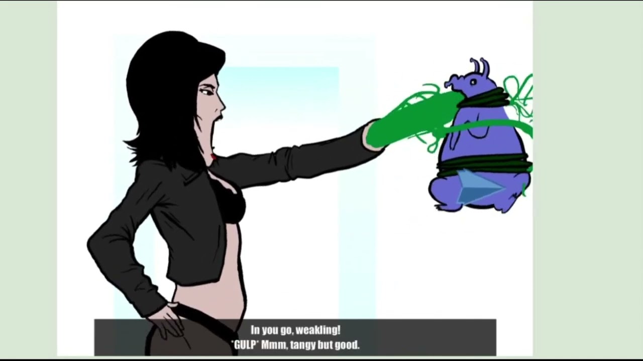 Serleena Vore Interaction Gameplay #vore #big #belly #game #serleena