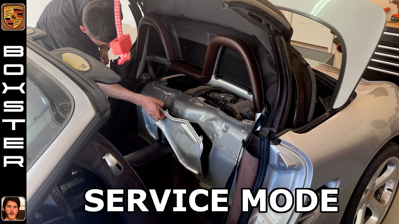 Service Mode | Access Engine Compartments | Porsche Boxster (987.1 and 987.2) (2005 - 2012)