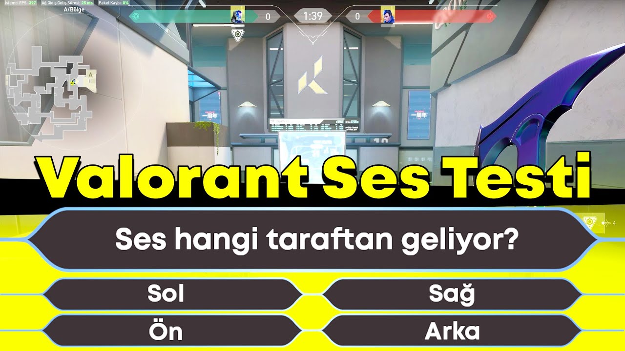 ses nereden geliyor testi! (Valorant Ses Testi)