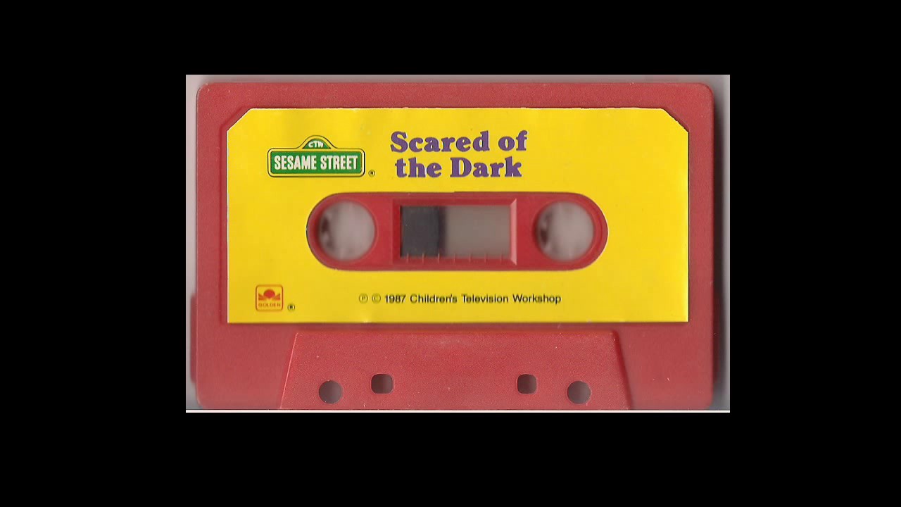 Sesame Street Afraid of the Dark Cassette Tape