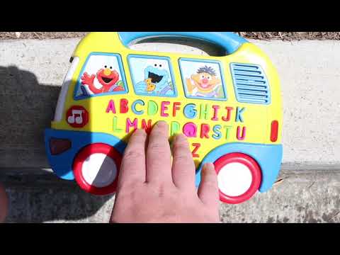 Sesame Street Alphabet School Bus Destruction