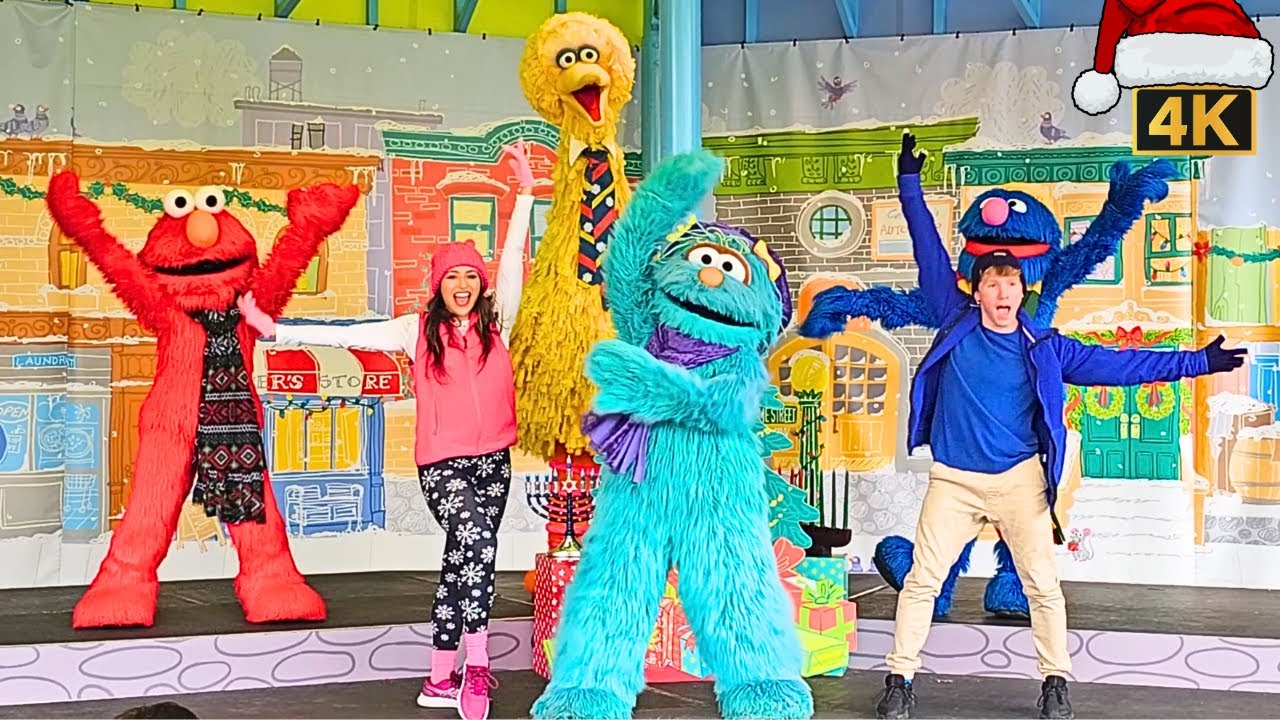 Sesame Street Happy Holidays (4K Full Show) Christmas Celebration - SeaWorld Orlando