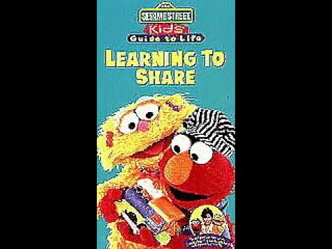 Sesame Street: Learning to Share (1996 VHS) (Full Screen)