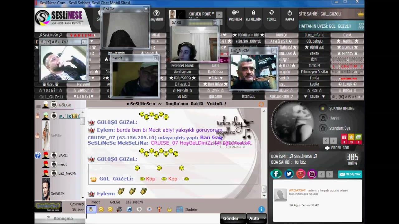 SesliGul.Com, SesliNeSe, Sesli Chat, Sesli Sohbet, SesliChat- seslinese