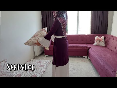 Sessiz Vlog🎑30 Dakikada Oturma Odası Temizliği/ Erken Güne  Başlamak/Nevresim Değişikliği #sarevlog