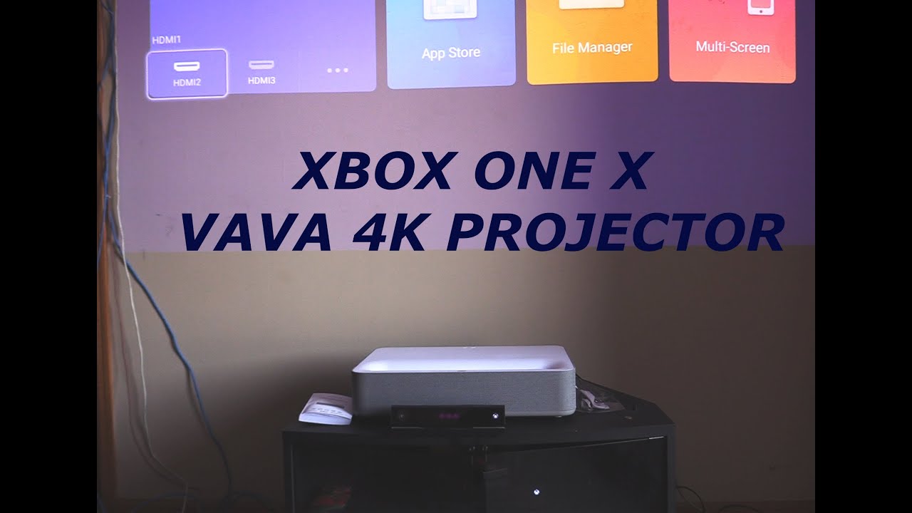 Set Up 4k Setting Xbox One X On Vava 4k Projector