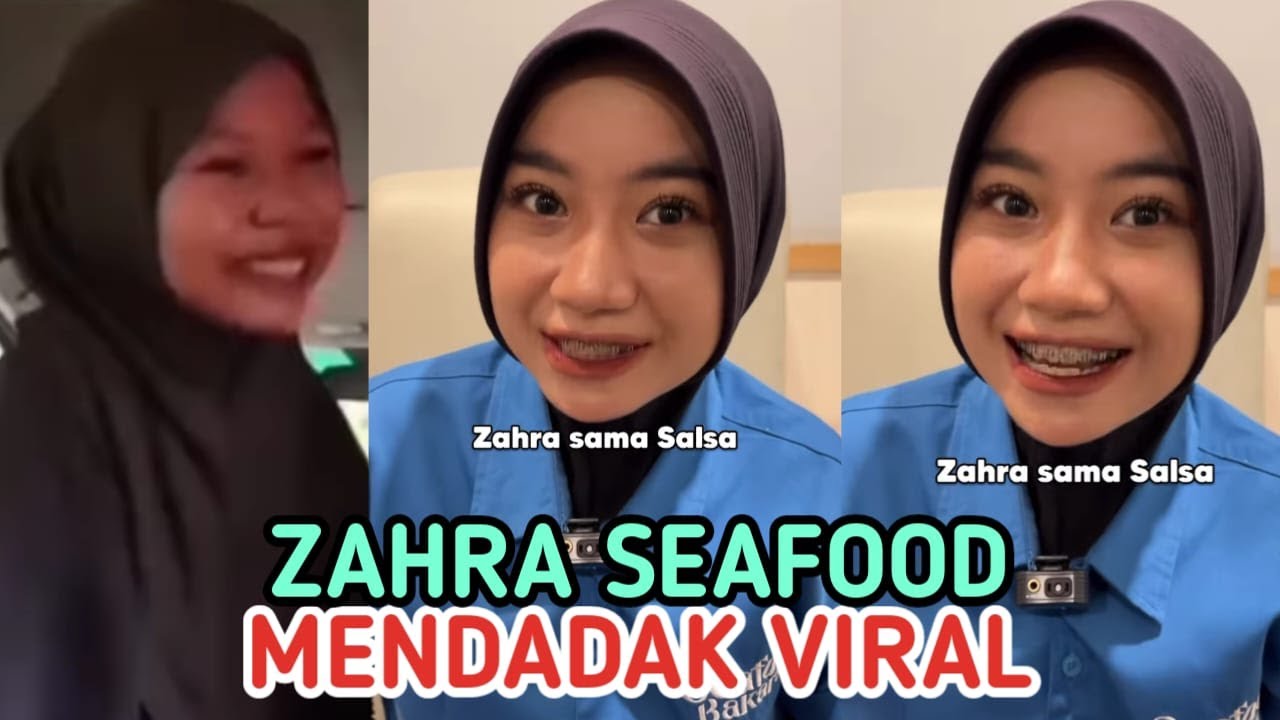 Setelah Erin Bugis, Kini Viral 6 Menit 40 Detik Zahra Seafood