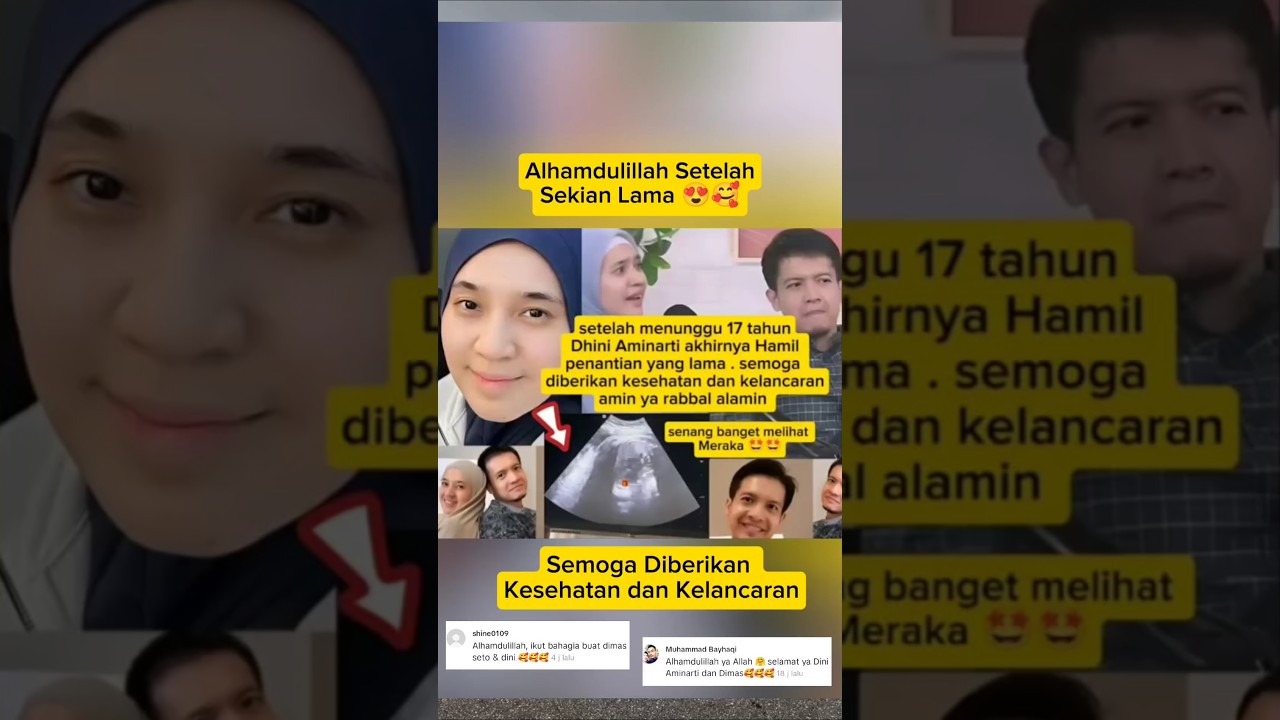 Setelah Penantian 17 Tahun, Dhini Aminarti Akhirnya Hamil 😍 #dhiniaminarti #dimasseto