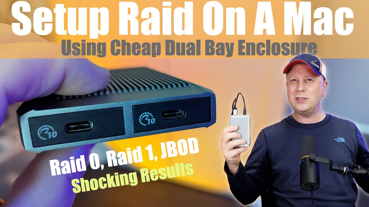 Setup Raid On a Mac Using Cheap Dual Bay M.2 SSD Enclosure - Increase Storage Speeds!