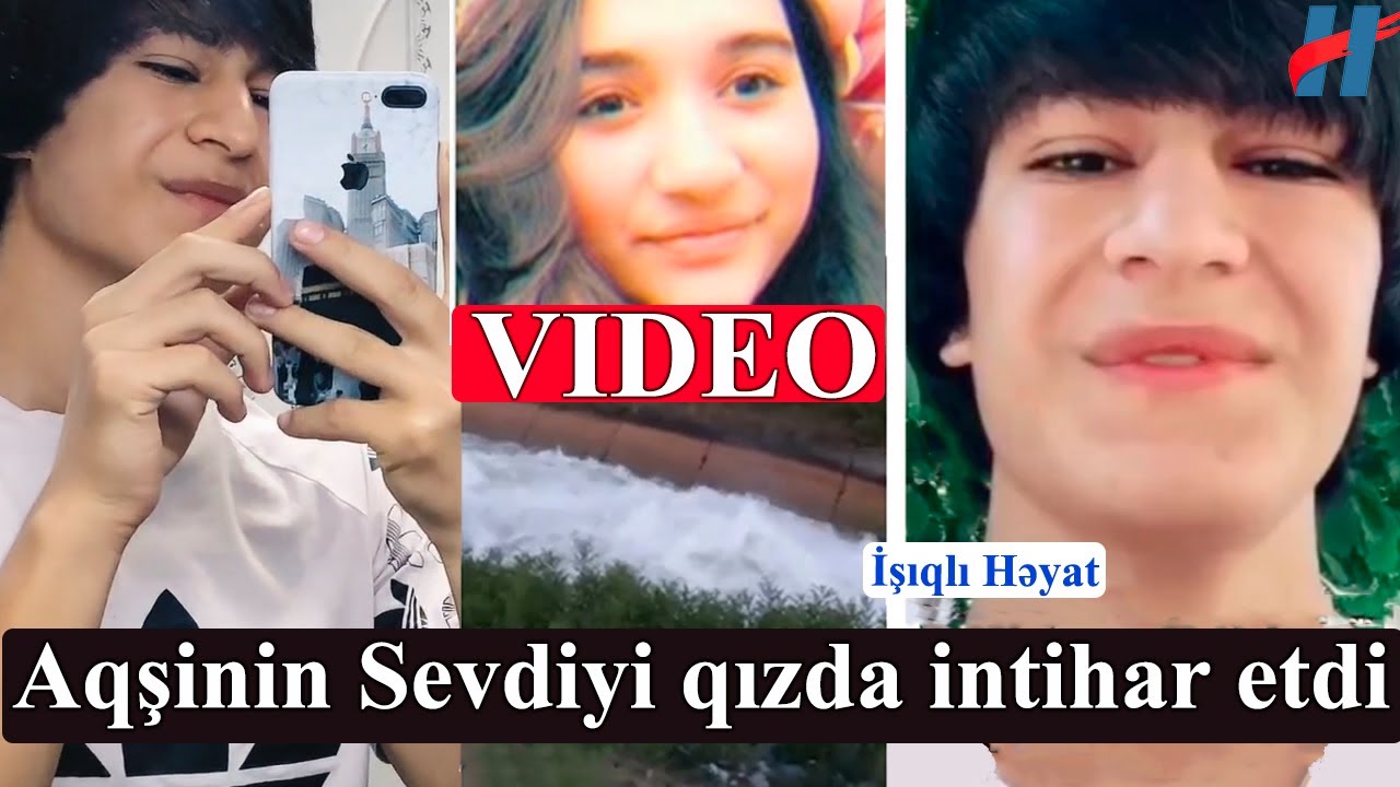 Sevdiyi qıza görə özünü kanala atan 17 yaşlı Aqşinin sevgilisi də eyni yerdə intıhar etdi - VİDEO