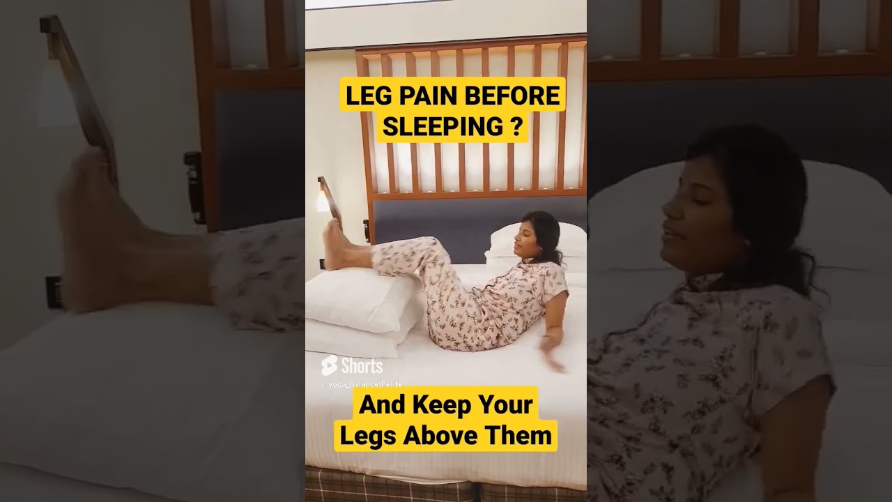 SEVERE LEG PAIN ? DO THIS BEFORE SLEEPING #shorts #youtubeshorts #legpain #yoga #restlesslegs #short