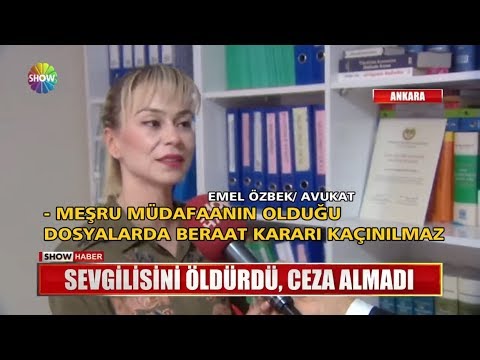 Sevgilisini öldürdü, ceza almadı