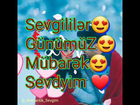 Sevgilliler gunu tebriki.14 fevral
