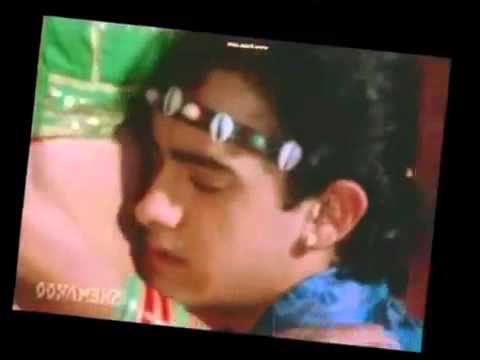 Sexy Bollywood Actress Juhi Chawla hot Navel Kiss and round ass grab in saree compilation