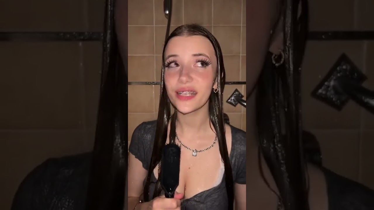 Sexy girl in shower (svensgirlfriend) #tiktok #baddie #viral