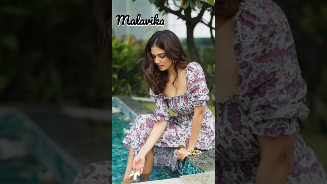 Sexy Malavika Mohanan Cleavage Instagram Reels Hot Videos #shorts