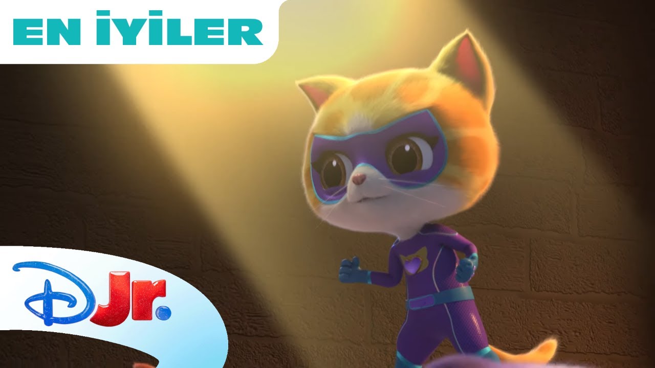 Sezon 1'deki En İyi Süper Kediler Anları 😺 | Süper Kediler | Disney Kids Türkiye
