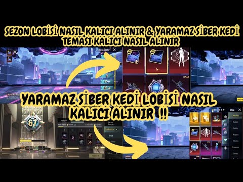 SEZON KISMINDAKİ LOBİ NASIL ALINIR | PARLAK KEDİ LOBİSİ SEZON LOBİSİ NASIL ALINIR | PUBG MOBİLE