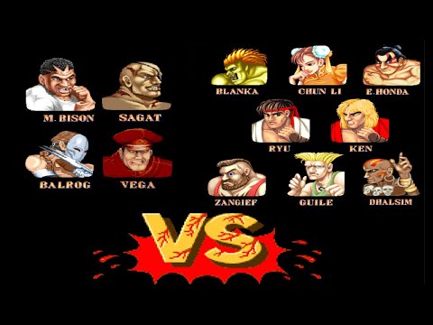 【SF2】復讐のシャドルー。特殊〇〇あり！？シャドルー初代四天王 vs ストリートファイターの8人 - Shadaloo vs Street Fighter 2