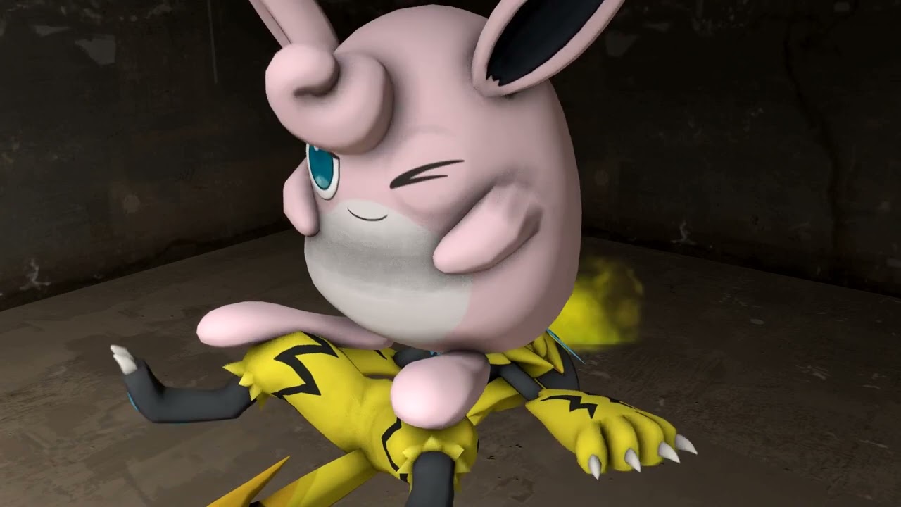 [SFM] Wigglytuff Farts on Zeraora (erafarty)