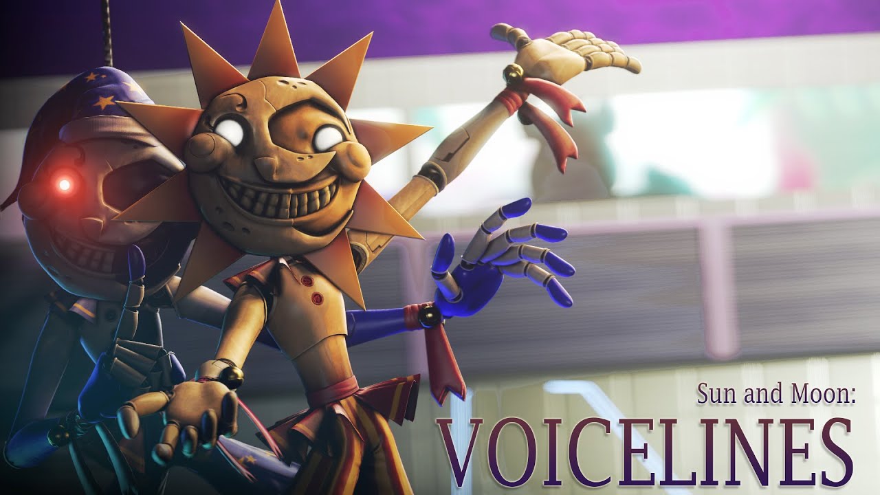 {SFM/FNAF}  ► Sundrop and Moondrop Voicelines II Animated